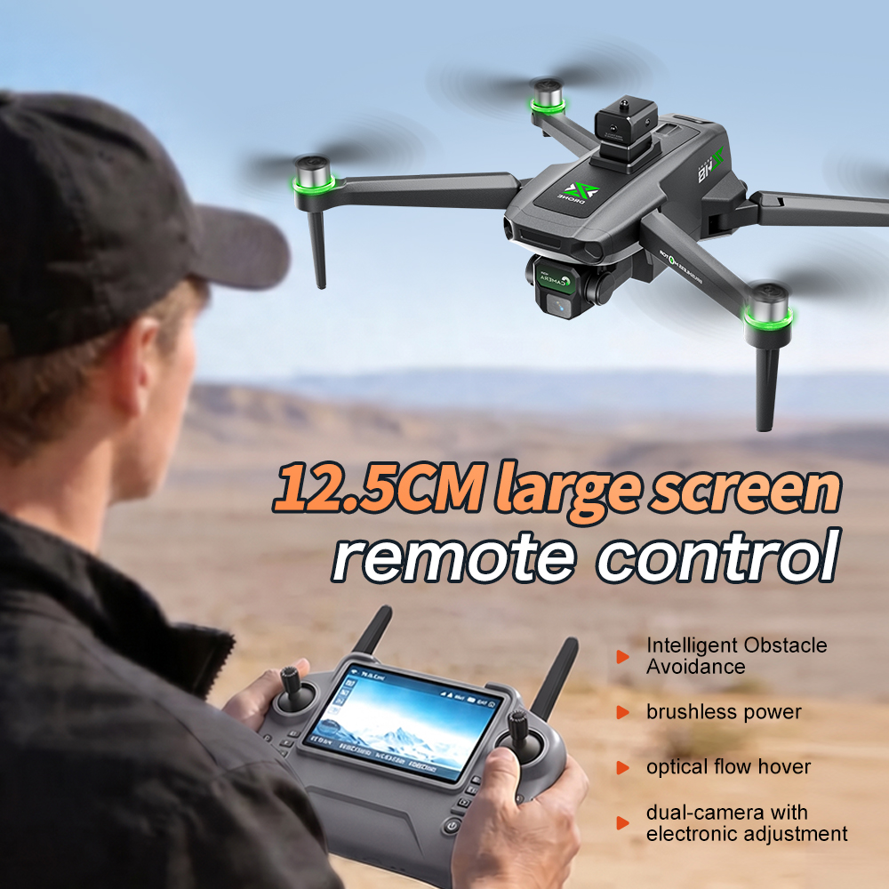 Drone E88Pro Rc 4K - ZH8 Drone 4.3 Inches Screen Rc