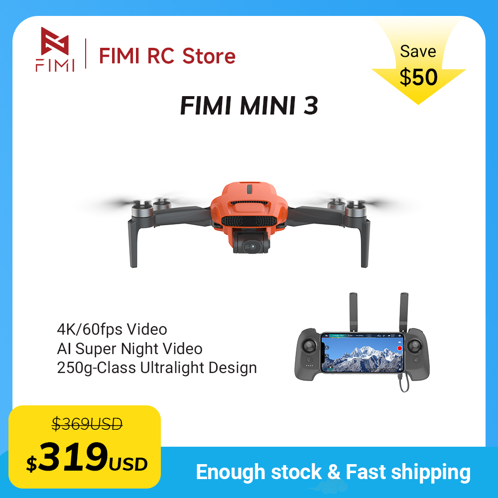 Drone Lidi Rc - FIMI MINI 3 Camere drone 4K