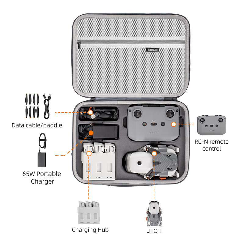 Portable Handheld Bag Nylon St - Drone Dji Rc N3 のレビューと価格