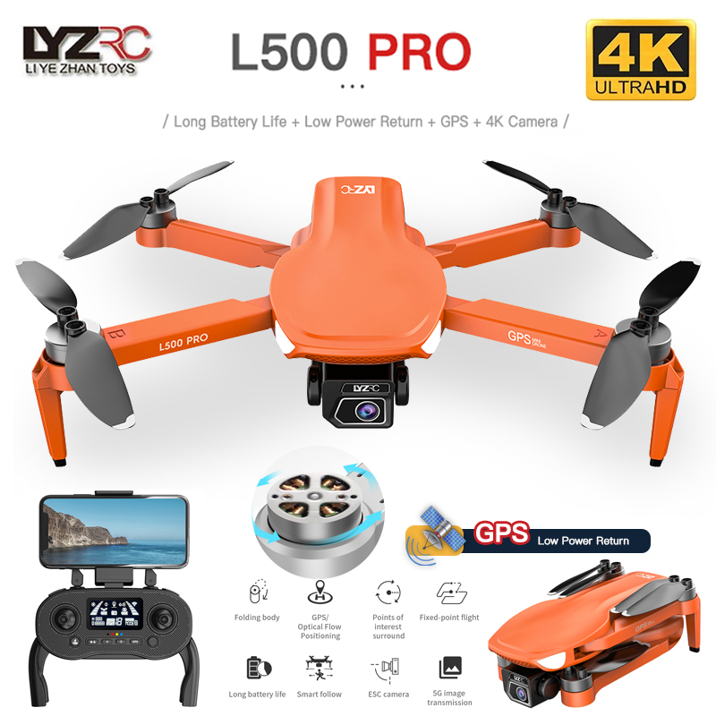 L500 PRO GPS Drone 4K Profesio - Drone Rc Fpv Manual のレビューと価格