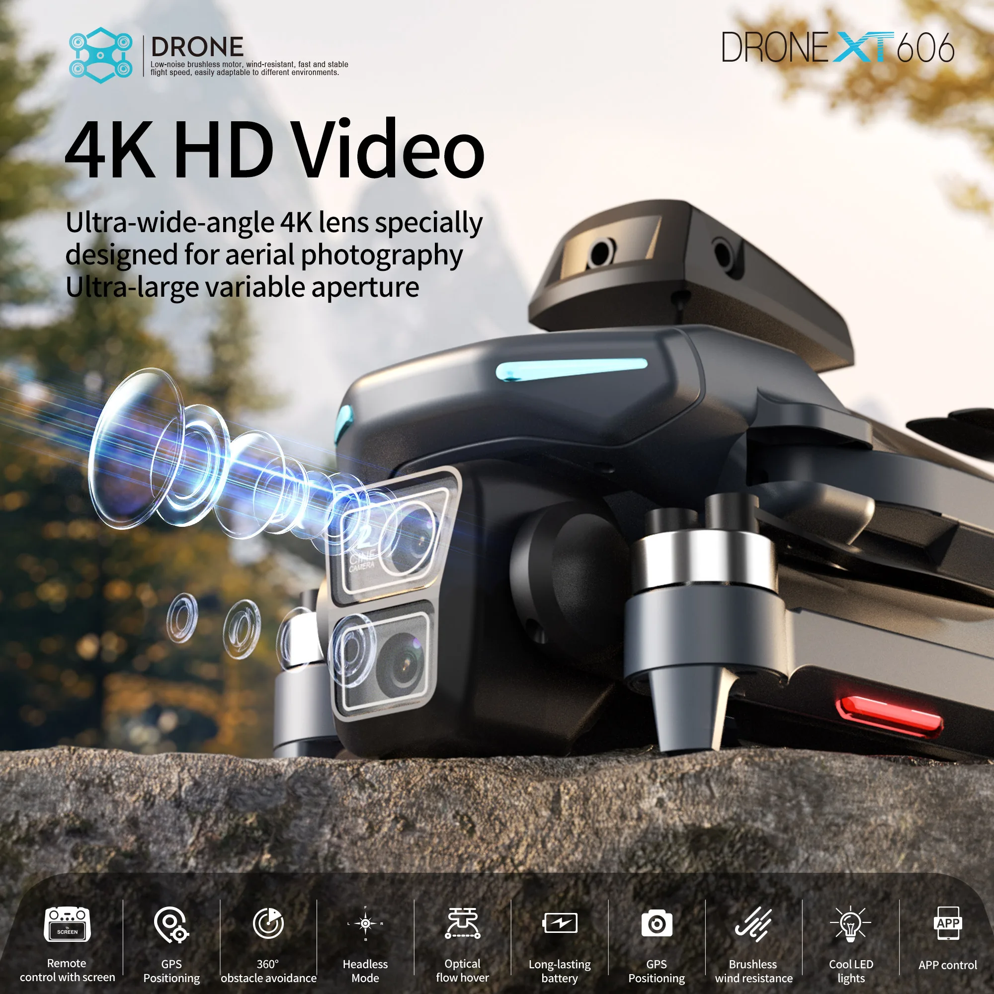 Lenovo XT606 Drone Professiona - Drone E88Pro Rc 4K のレビューと価格