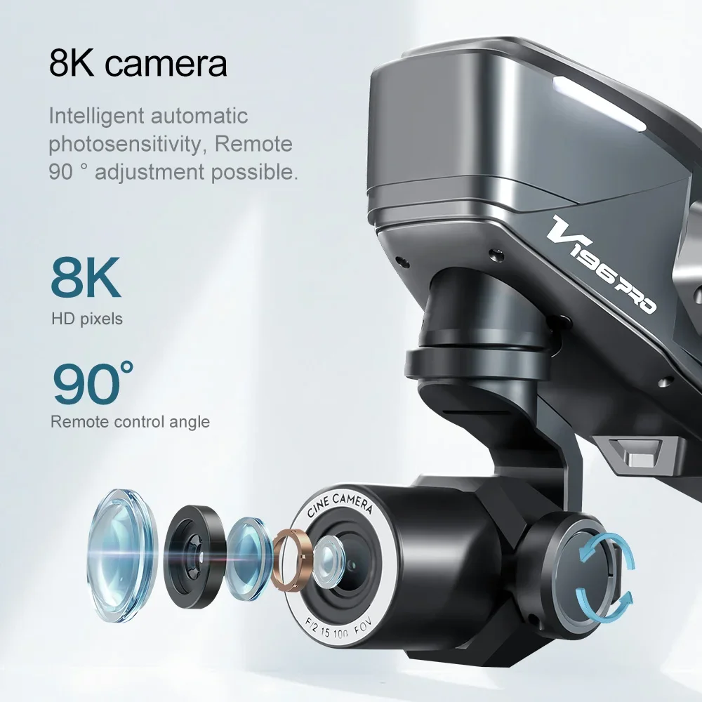 2024 Edward V196 drone 8K prof - Drone V196 Rc のレビューと価格