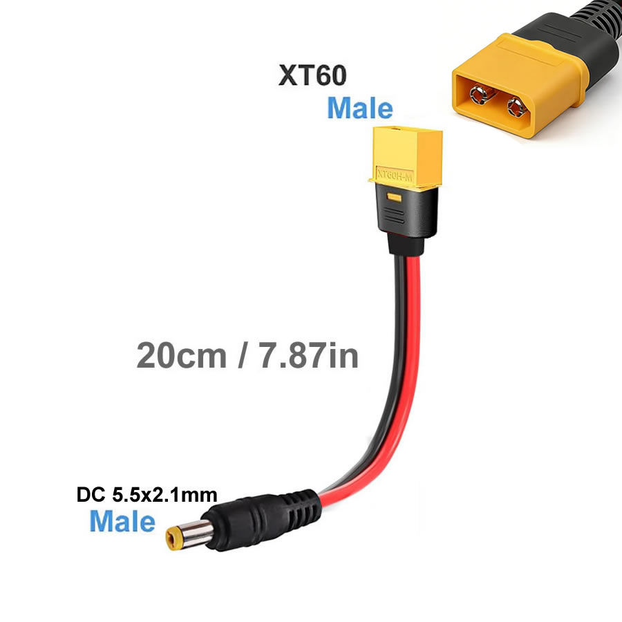 XT60 Plug Female Male To DC 5. - Drone Rc Car Hybrid のレビューと価格