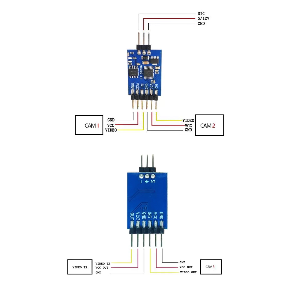 5.8G 3 Channel Video Switcher  - Drone Rc Remote Control のレビューと価格