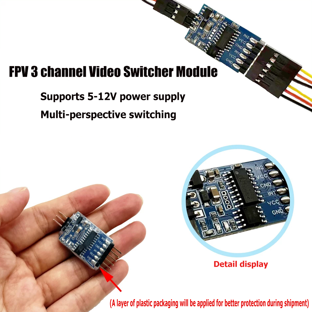 5.8G 3 Channel Video Switcher  - Drone Rc Remote Control のレビューと価格