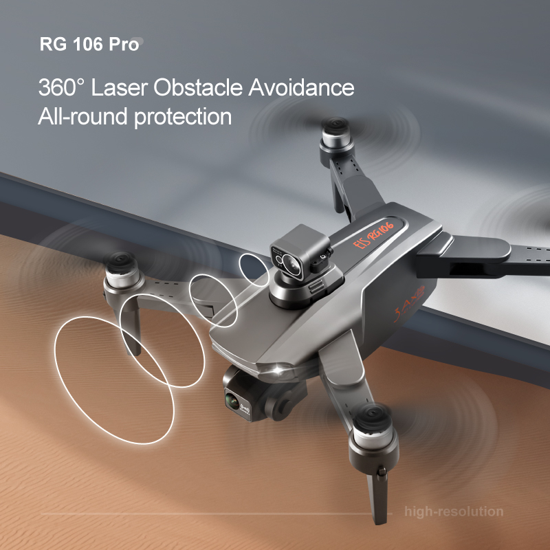 RG106 PRO Drone 8k Dual Camera - Drone Rc Fpv Manual のレビューと価格