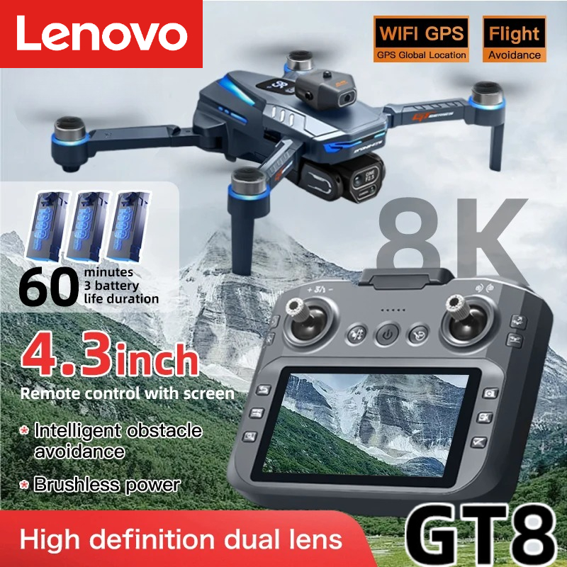 Lenovo GT8 Drone 8K Profession - Drone E88Pro Rc 4K のレビューと価格