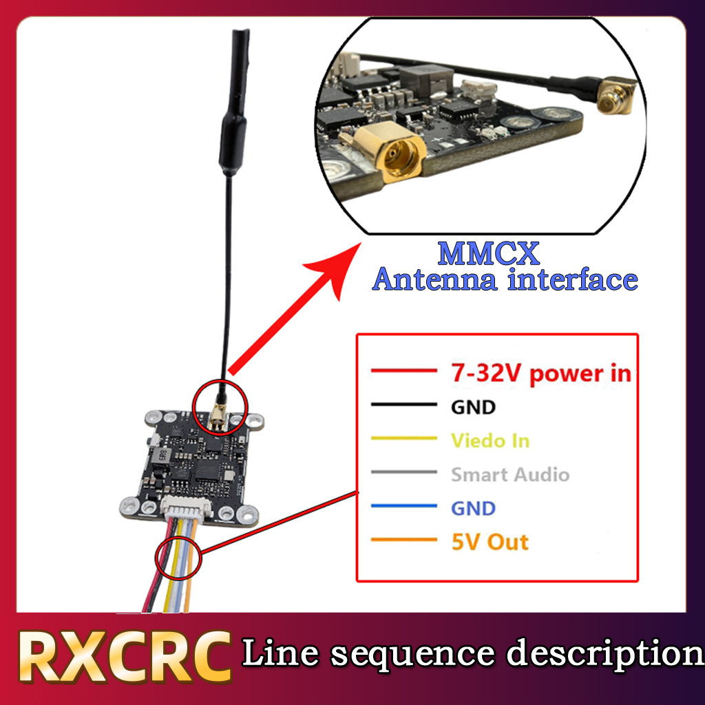 RXCRC 5.8G Module 48CH 1.6W VT - Drone Rc Remote Control のレビューと価格