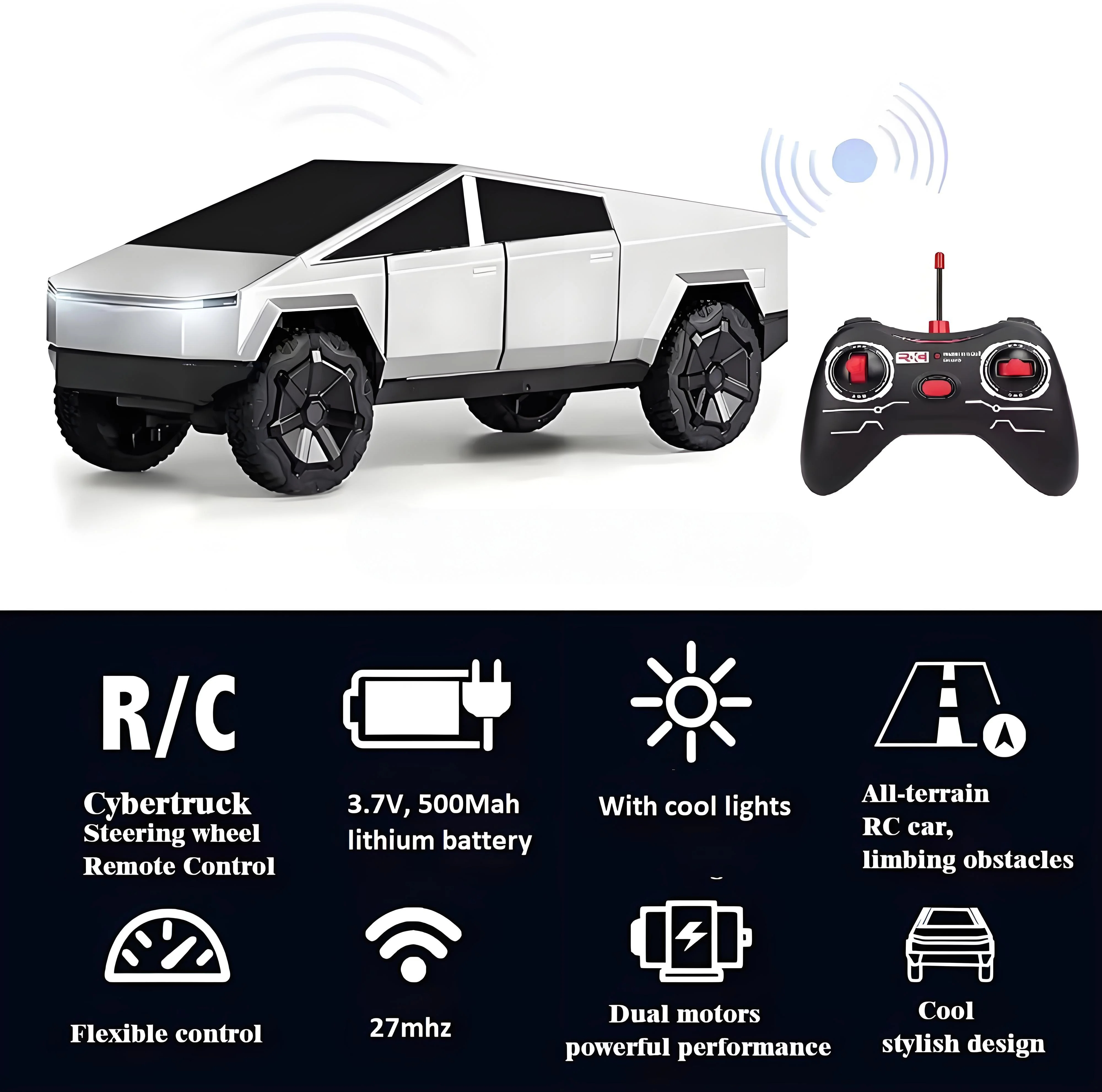 1:24 RC Cybertruck Pickup 4WD  - Drone Lidi Rc のレビューと価格
