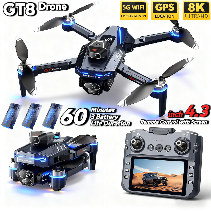For Genuine GT8 Drone 4K Profe - Drone E88Pro Rc 4K のレビューと価格