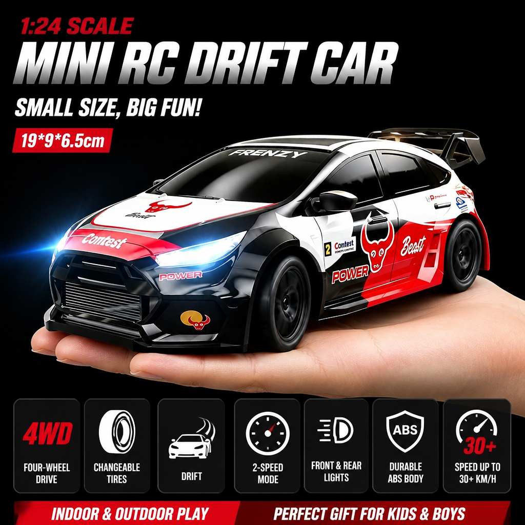 4WD Desktop RC Drift Car Profe - Drone Lidi Rc のレビューと価格