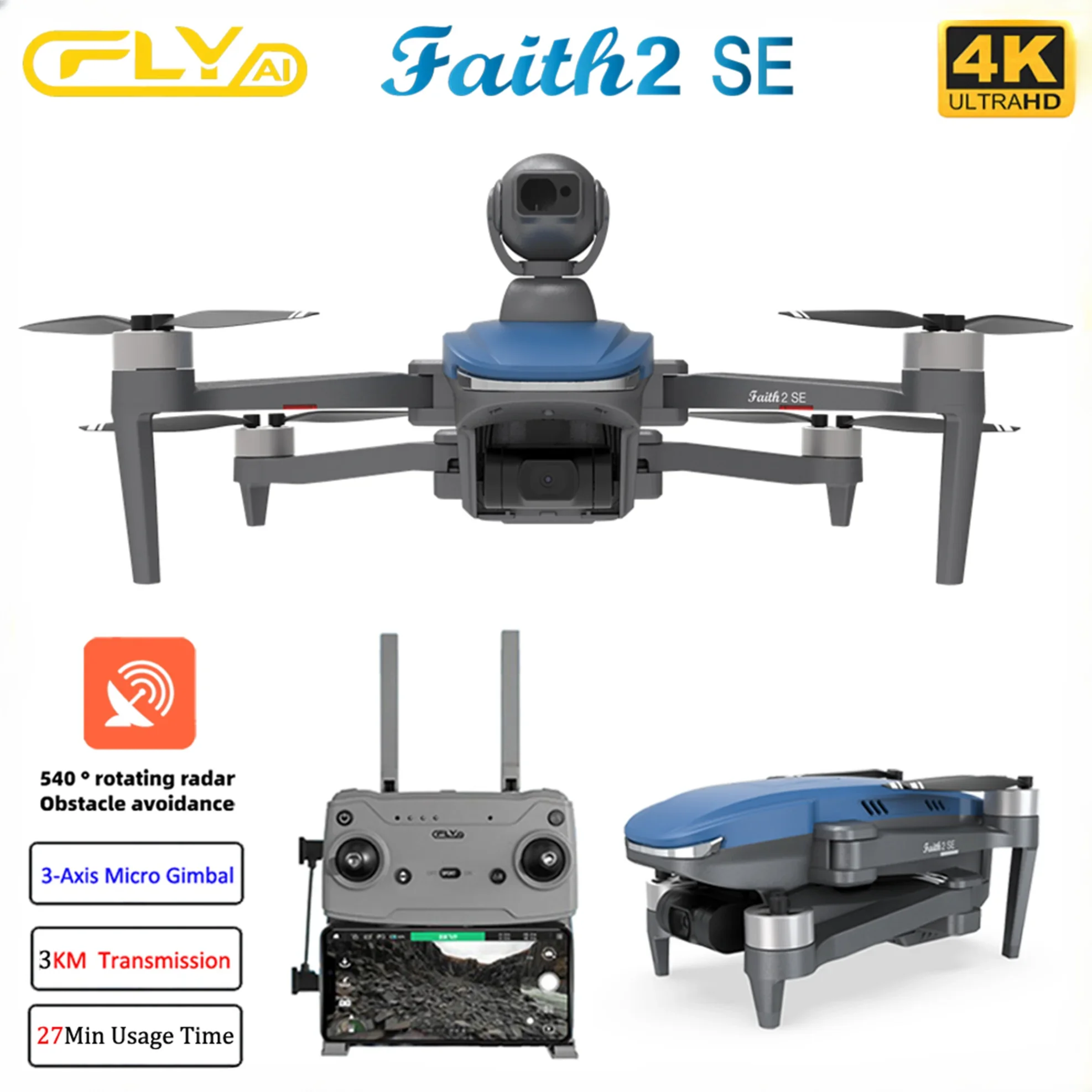 Faith 2 SE With 540° Obstacle  - Drone Rc Fpv Manual のレビューと価格
