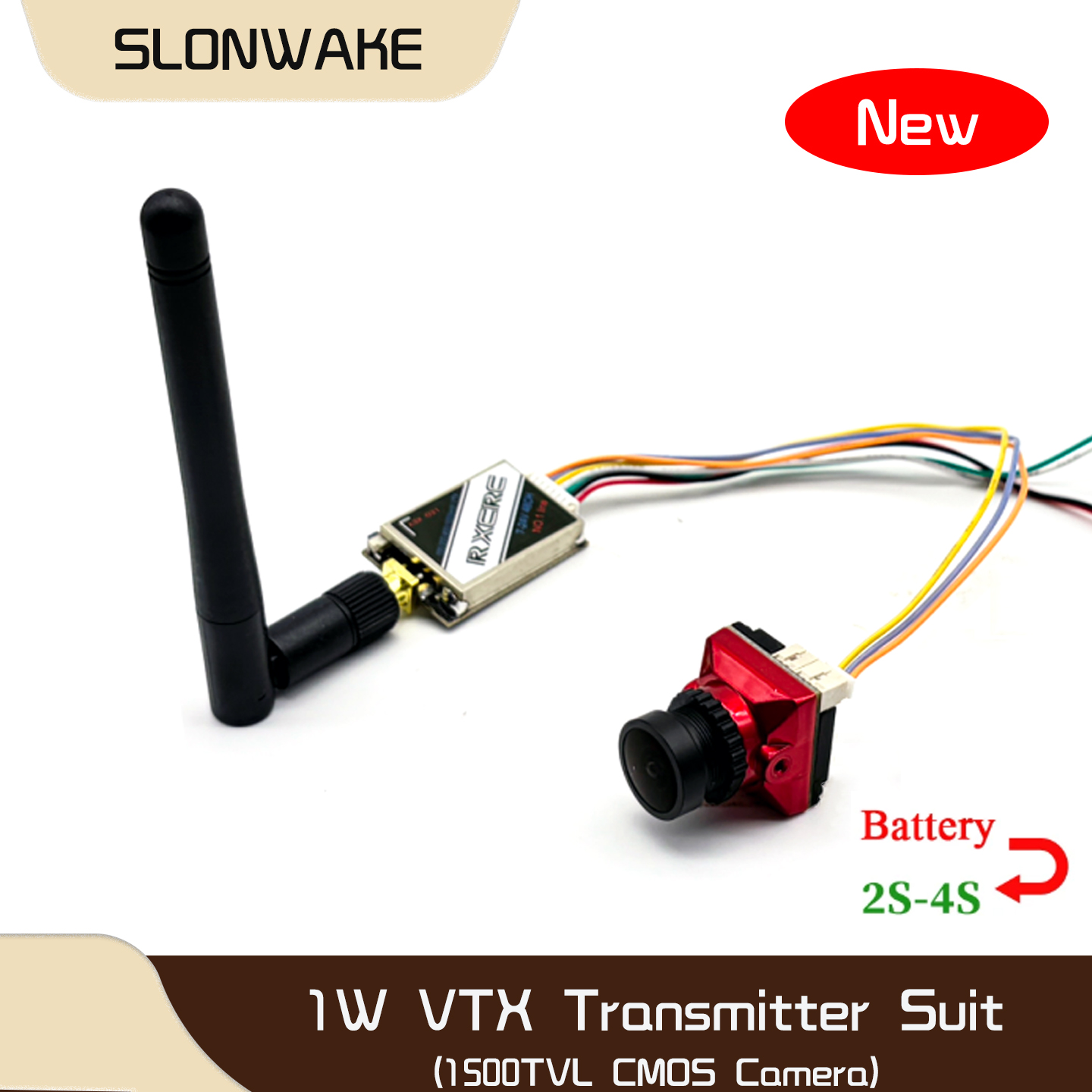 SLONWAKE  5.8G 48CH 1W VTX 100 - Receiver Rc Drone のレビューと価格