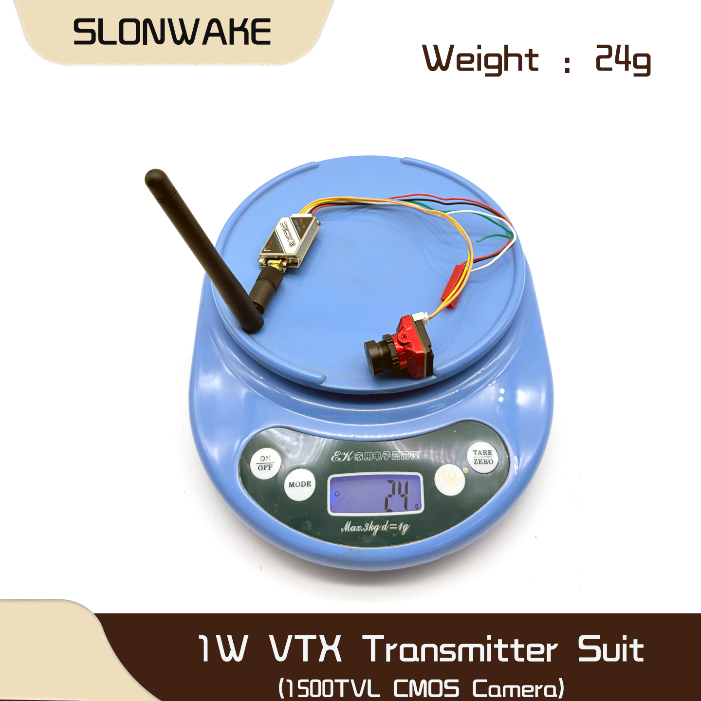 SLONWAKE  5.8G 48CH 1W VTX 100 - Receiver Rc Drone のレビューと価格