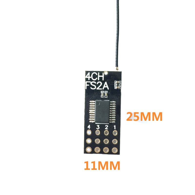 Flysky FS2A Mini Receiver 4CH  - Receiver Rc Drone のレビューと価格