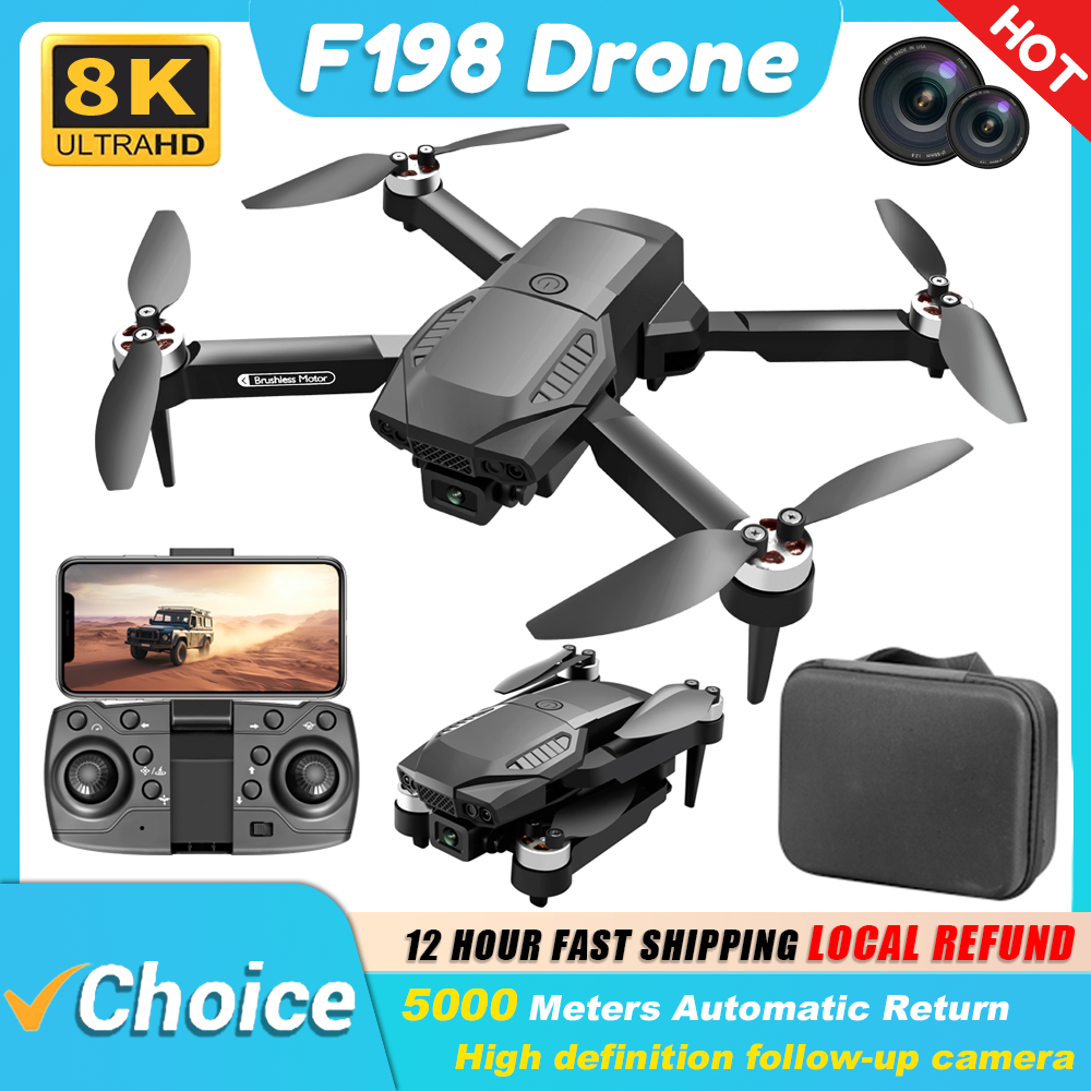 New F198 Drone Professional Du - Drone Lidi Rc のレビューと価格