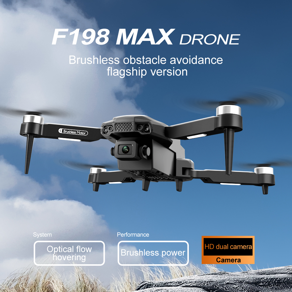 New F198 Drone Professional Du - Drone Lidi Rc のレビューと価格