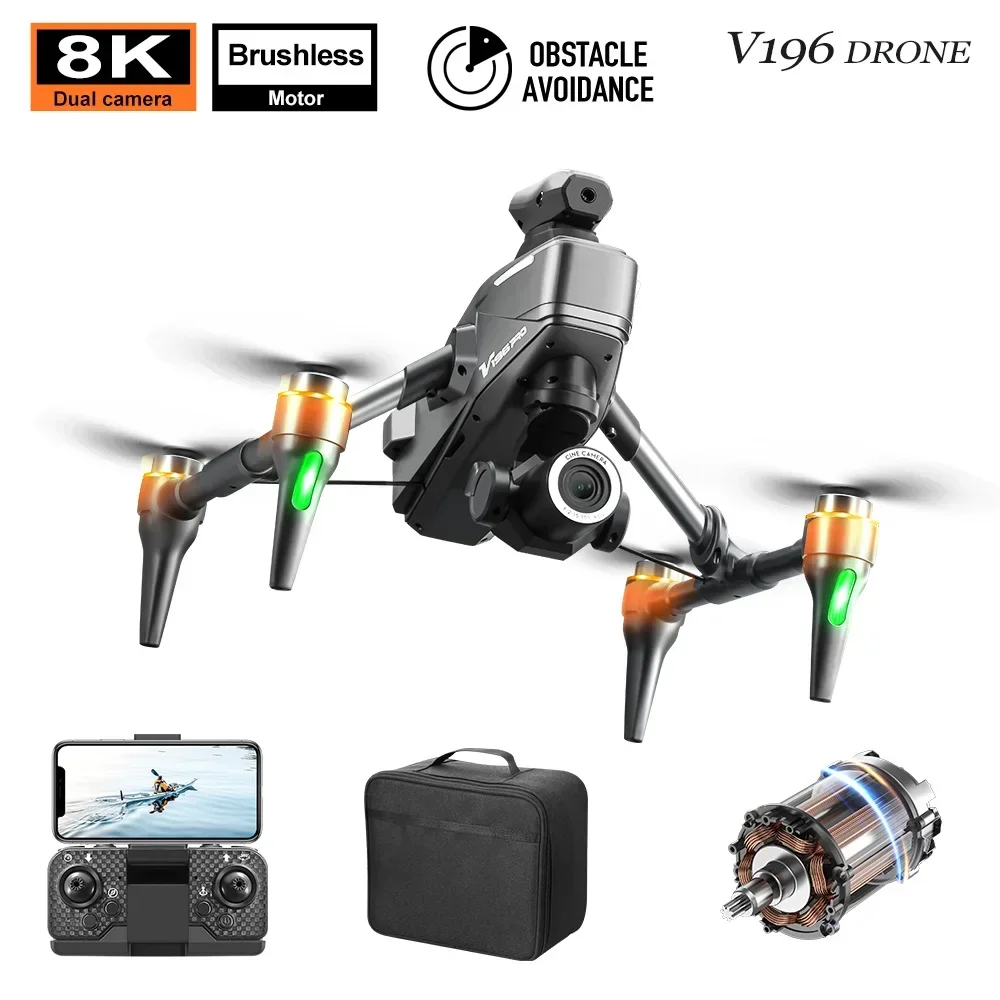 V196 Pro 8K HD Dual Camera Dro - Drone V196 Rc のレビューと価格