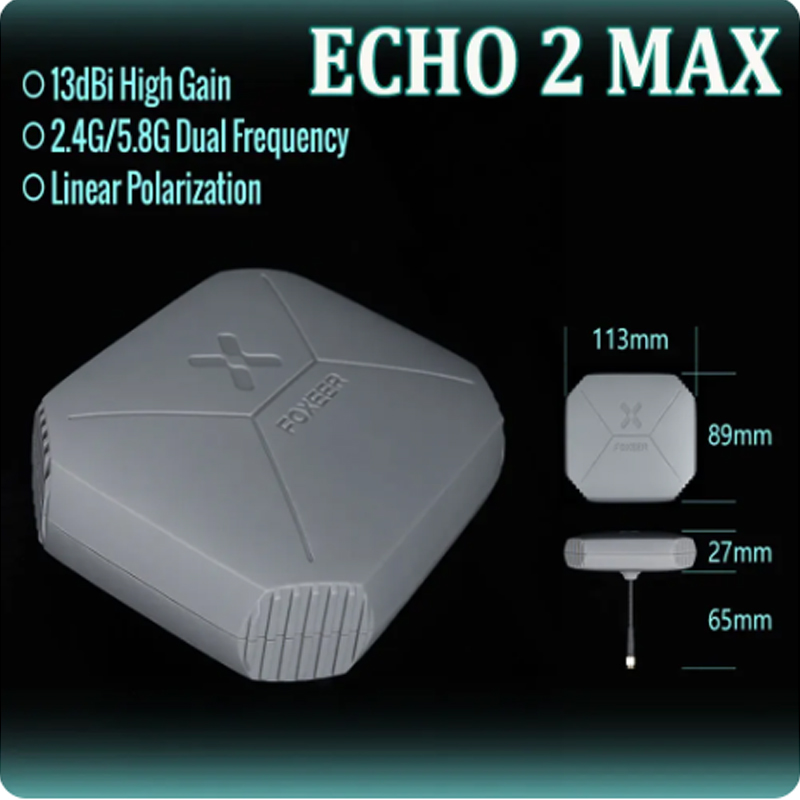 Foxeer Echo 2 Max 13dBi 5.8G 2 - Drone Rc Frequency のレビューと価格
