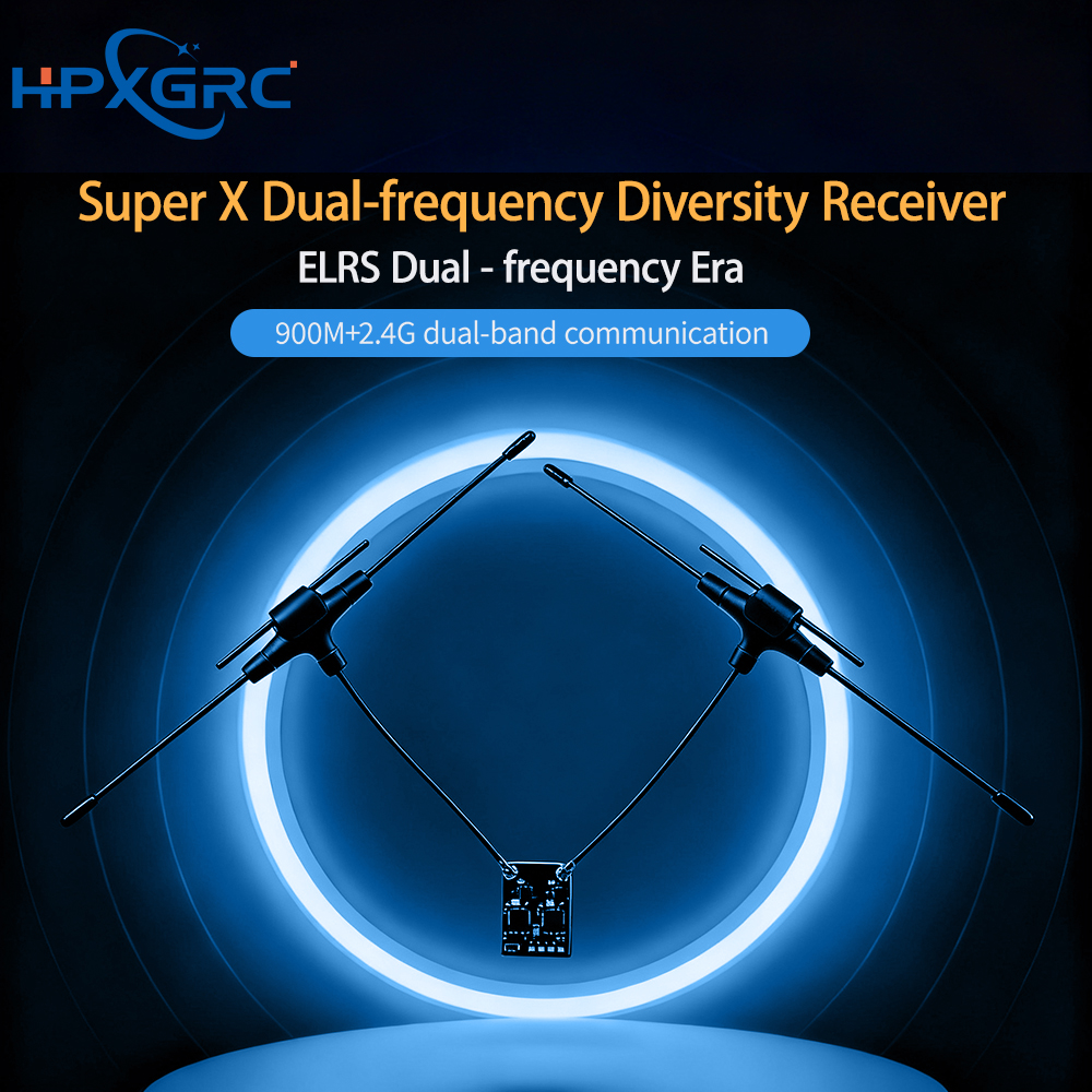 HPXGRC Super X Dual ELRS Recei - Drone Rc Frequency のレビューと価格