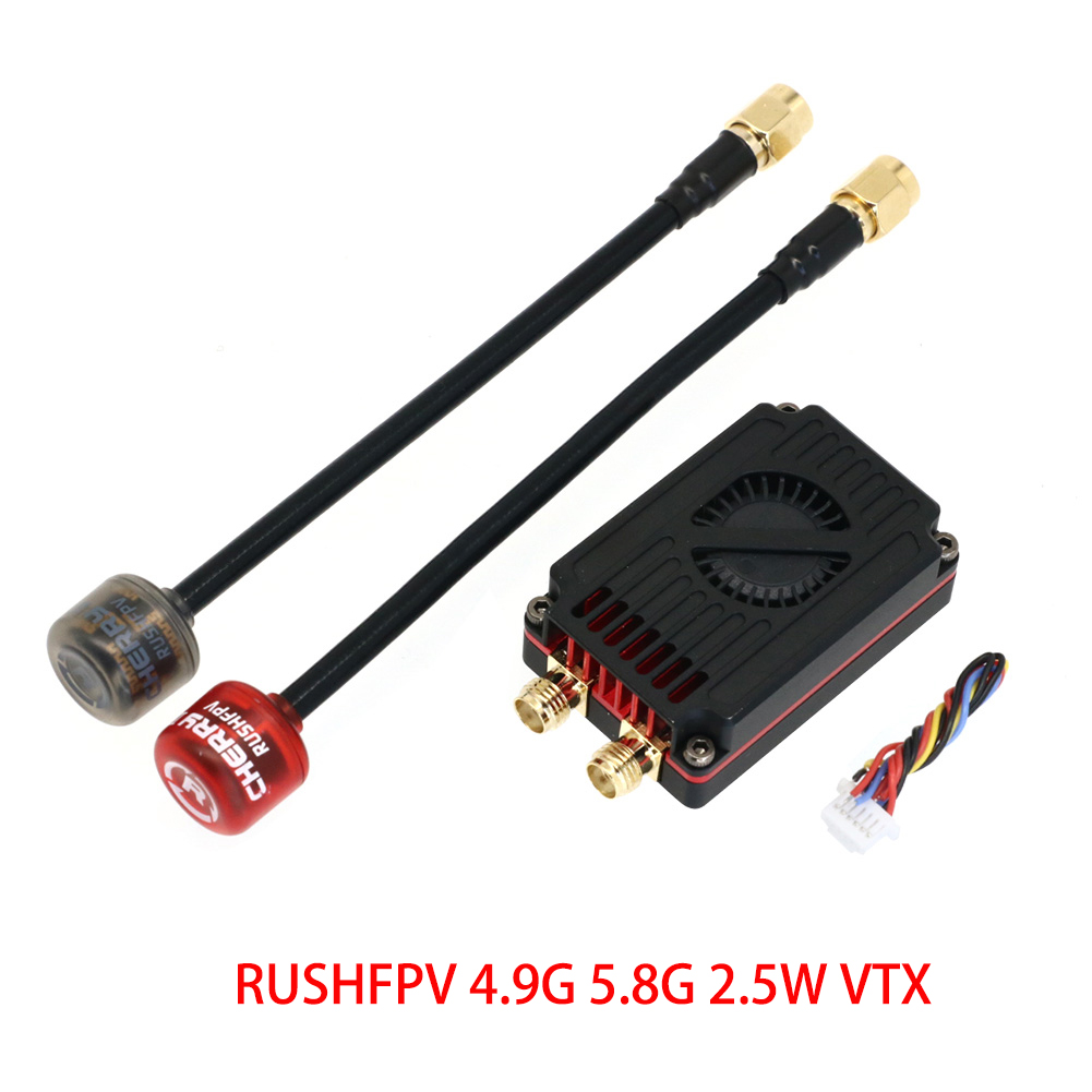 RUSHFPV 4.9G/5.8G 2.5W  VTX 8+ - Drone Rc Frequency のレビューと価格