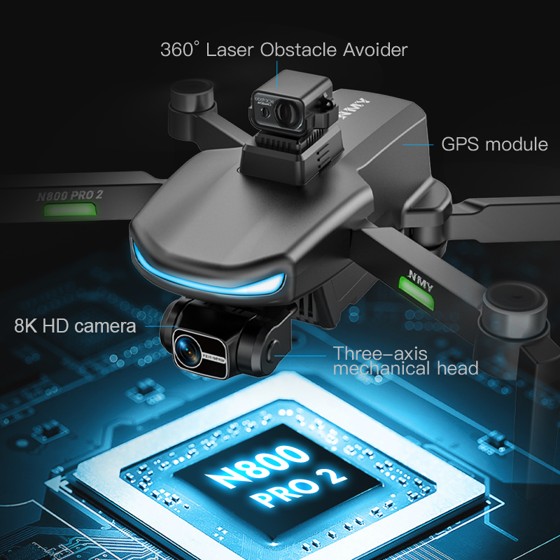 N800 PRO 2 GPS Drone Professio - Drone E88Pro Rc 4K のレビューと価格