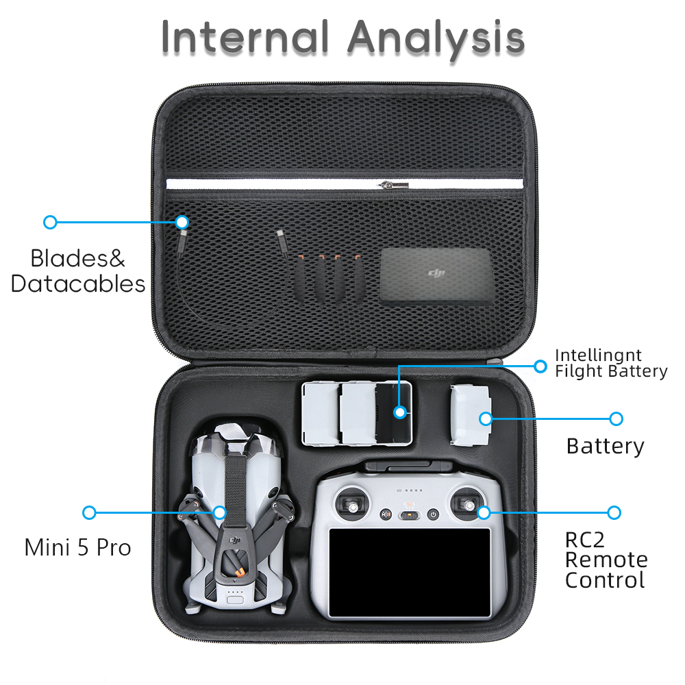for Mini 5 Pro Case Large Capa - Drone Dji Rc N3 のレビューと価格