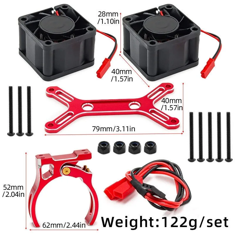 RC Car Metal Dual Cooling Fan  - Rc Drift Car Kit のレビューと価格