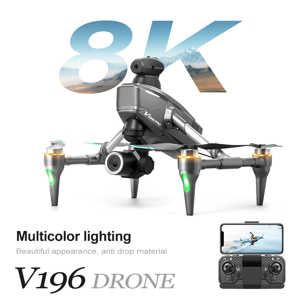 2024 New V196 Drone 8K Profess - Drone V196 Rc のレビューと価格