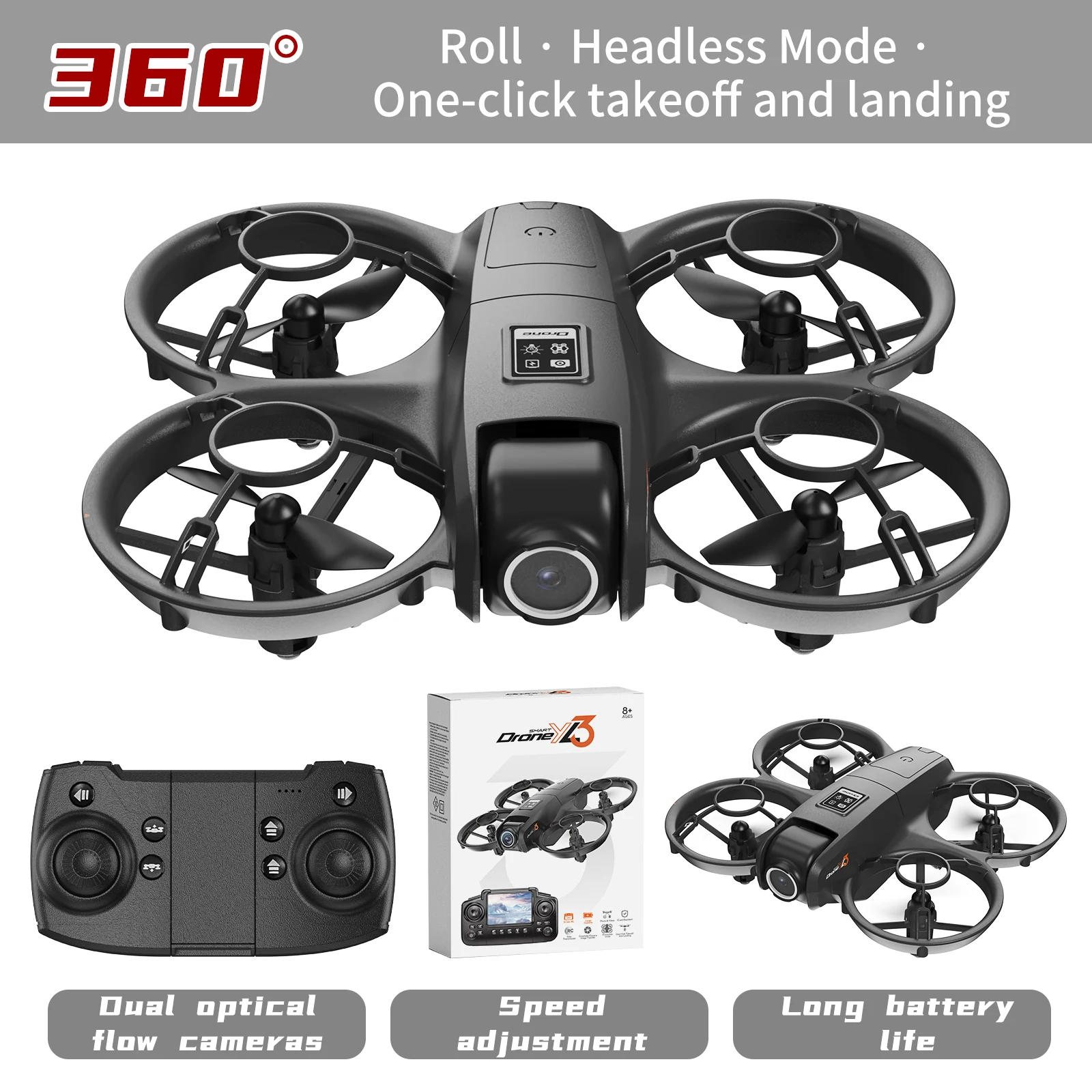 New YL3 RC Drone 8K 1080P Wide - Drone E88Pro Rc 4K のレビューと価格