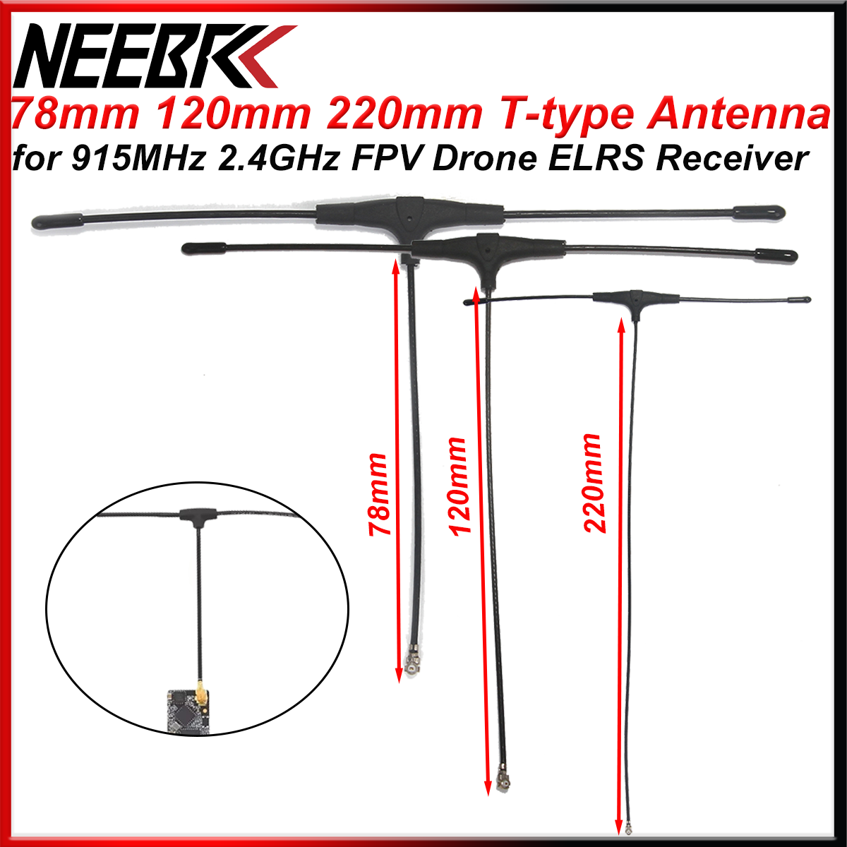 FPV Drone 915MHz 2.4GHz T-type - Crossfire Receiver Rx のレビューと価格