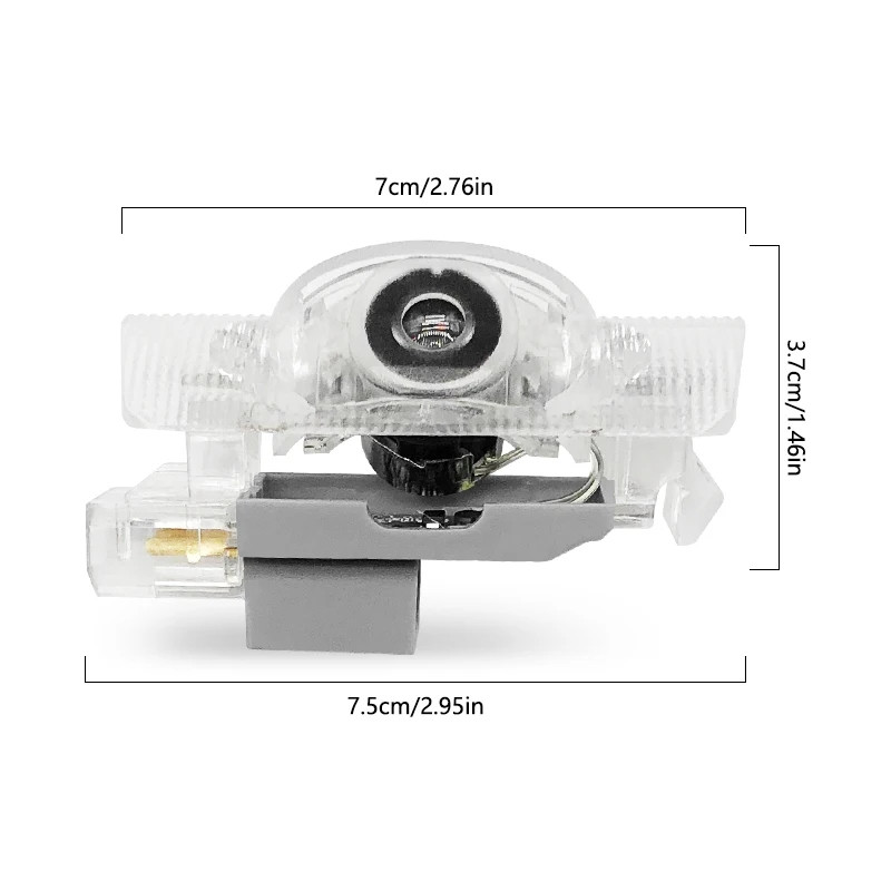 2Pcs LED Projector Lamp Car Do - Drone Lidi Rc のレビューと価格