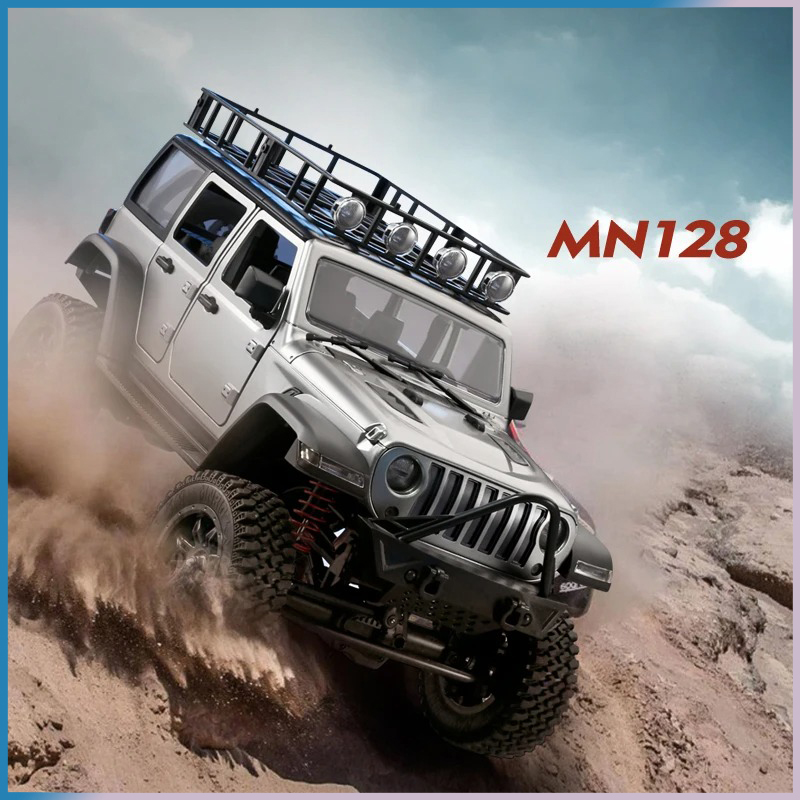 RC Crawler 4x4 Car MN128  2.4G - Drone Lidi Rc のレビューと価格
