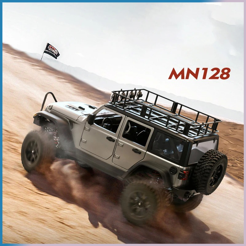 RC Crawler 4x4 Car MN128  2.4G - Drone Lidi Rc のレビューと価格