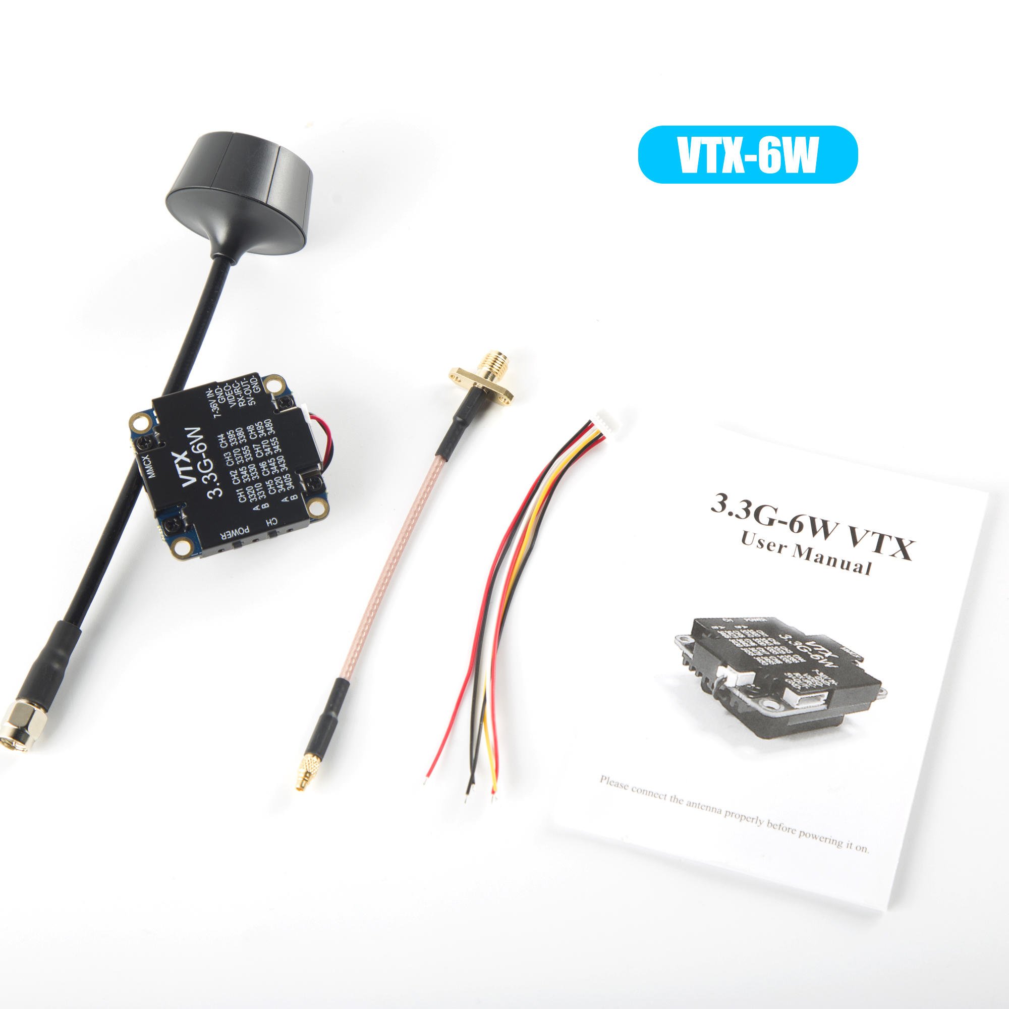 FPV Video Transmitter 3.3G 6W  - Drone Rc Remote Control のレビューと価格