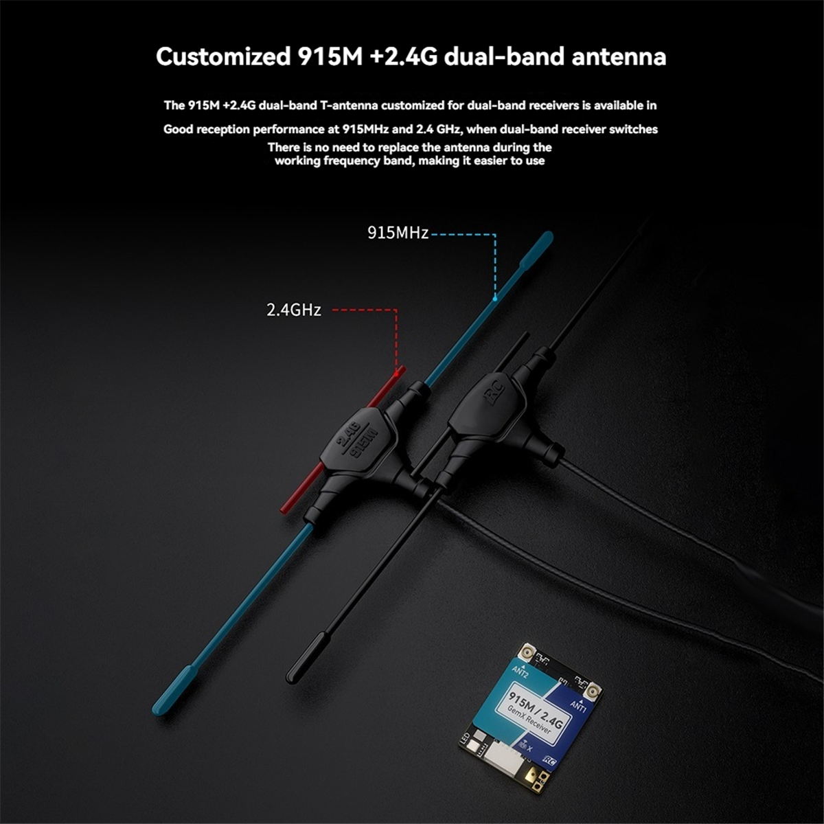 ABAN For ELRS 915M/2.4Ghz GemX - Drone Rc Frequency のレビューと価格