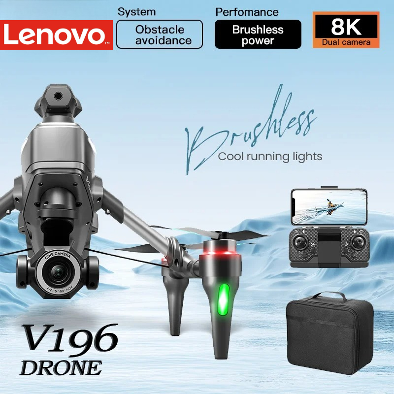Lenovo V196 Drone 8K Professio - Drone V196 Rc のレビューと価格