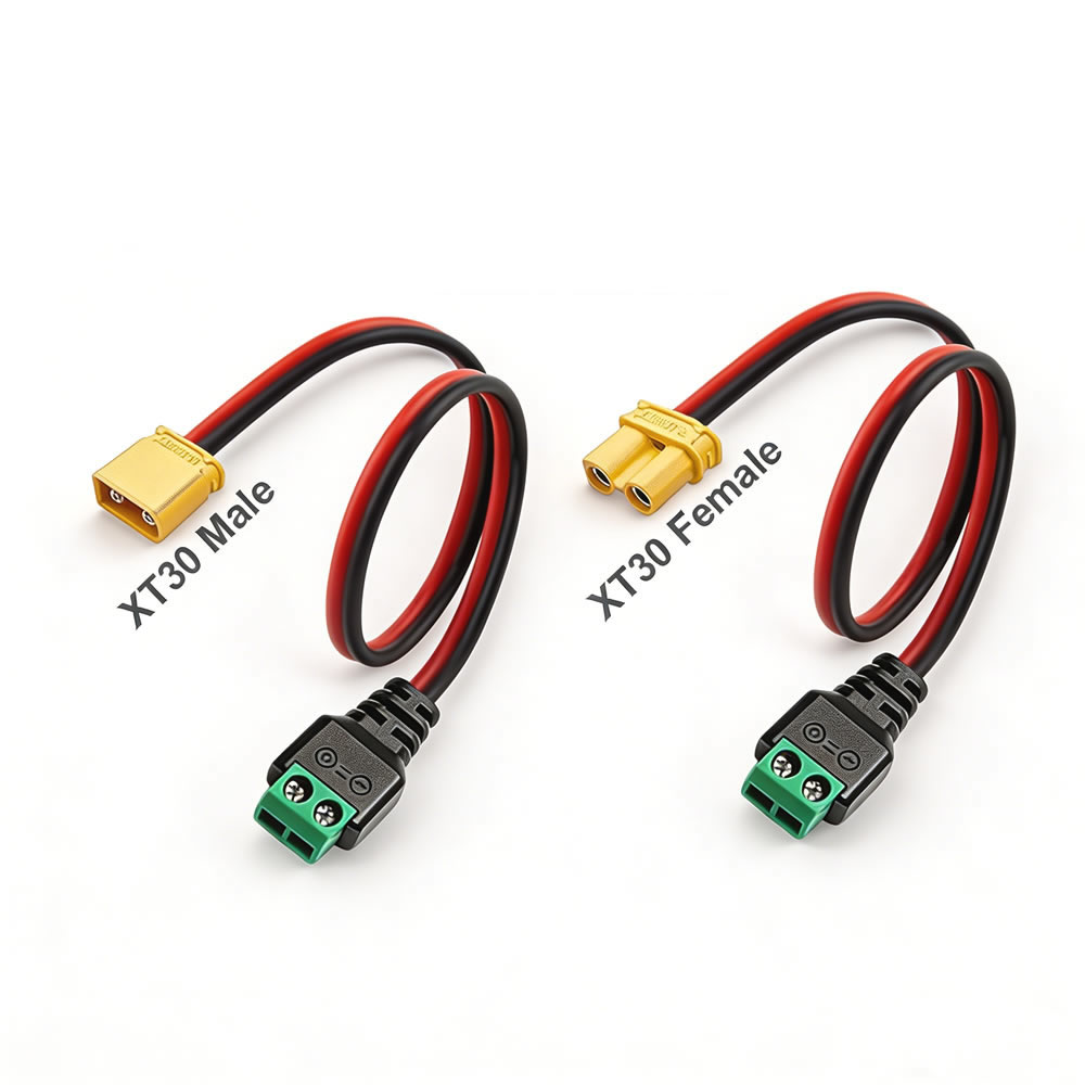 XT30 to 2 Pin Solderless Termi - Drone Rc Car Hybrid のレビューと価格