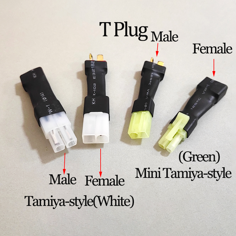 2PCS T Plug to Mini Tamiya Sty - Drone Rc Car Hybrid のレビューと価格